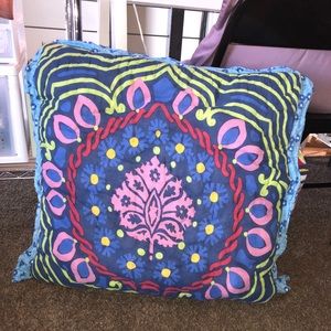 ANTHROPOLOGIE PILLOW CASE AND PILLOW